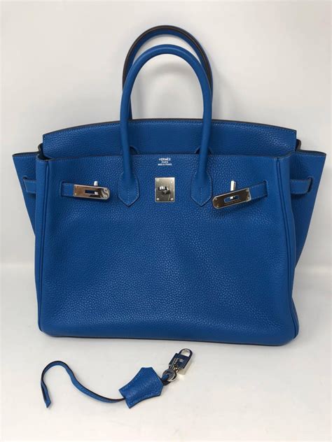 hermes birkin mykonos blue|hermes blue colours.